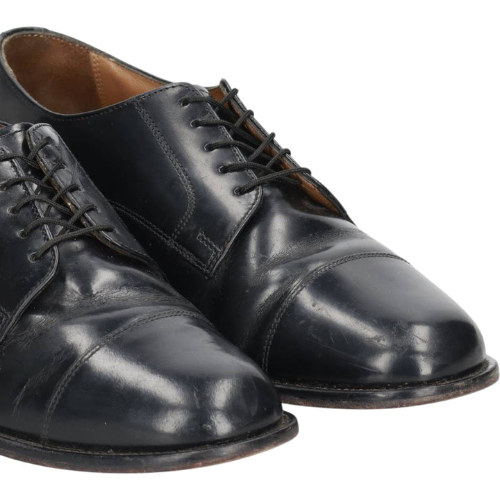 Bostonian straight-tip shoes Men's 26.5cm genuine leather black type Vintage Second Hand