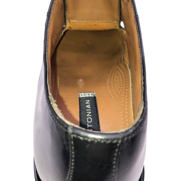 Bostonian straight-tip shoes Men's 26.5cm genuine leather black type Vintage Second Hand