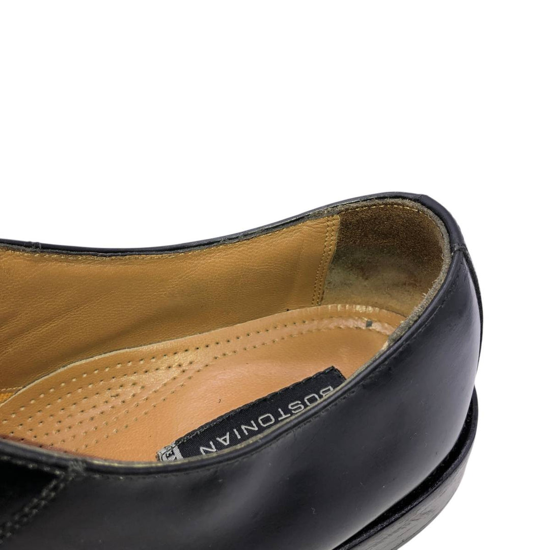 Bostonian straight-tip shoes Men's 26.5cm genuine leather black type Vintage Second Hand