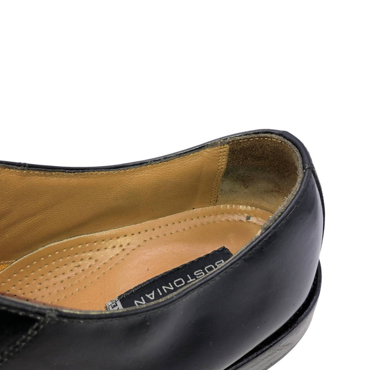 Bostonian straight-tip shoes Men's 26.5cm genuine leather black type Vintage Second Hand