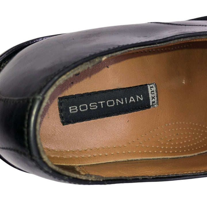 Bostonian straight-tip shoes Men's 26.5cm genuine leather black type Vintage Second Hand