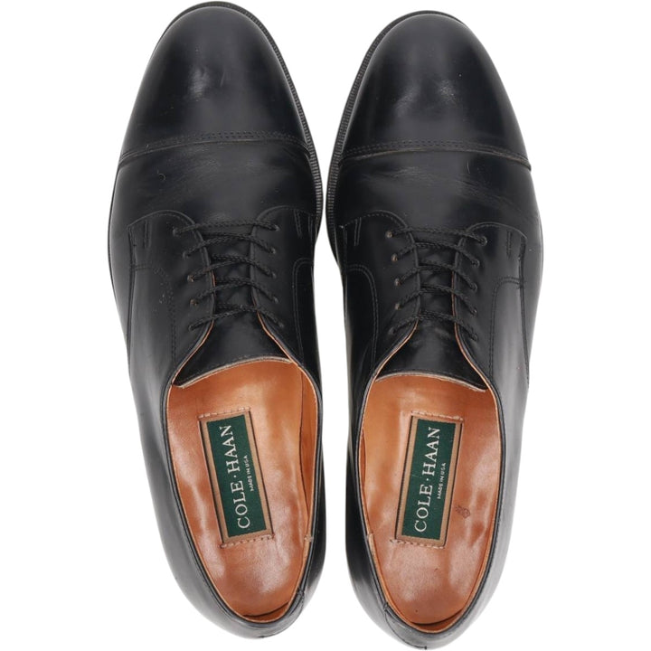 Cole Haan straight-tip shoes, made in the USA, size 10D Men's 28.0cm unclear black type Vintage Second Hand