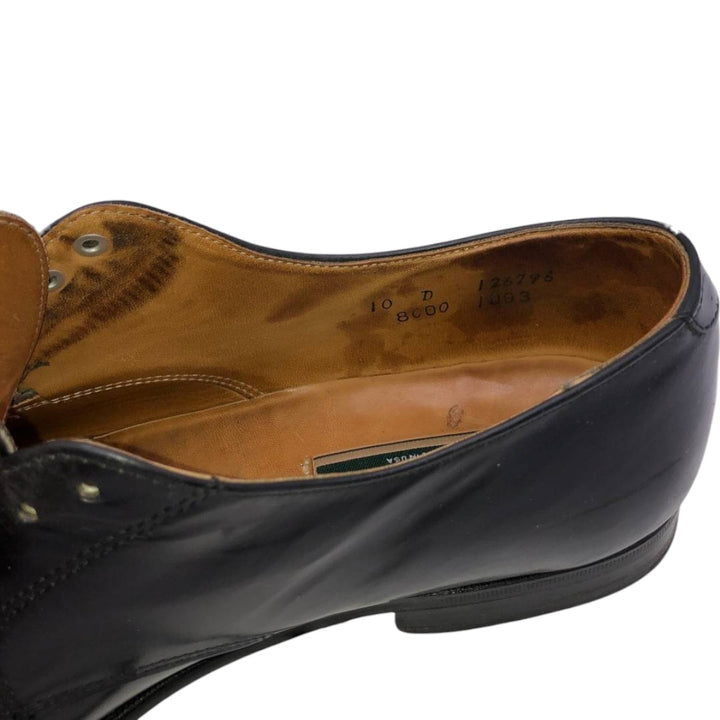 Cole Haan straight-tip shoes, made in the USA, size 10D Men's 28.0cm unclear black type Vintage Second Hand