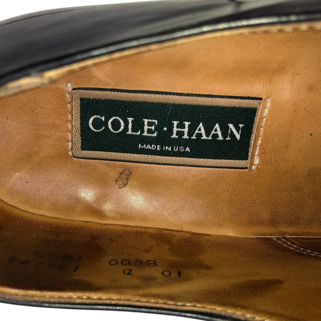Cole Haan straight-tip shoes, made in the USA, size 10D Men's 28.0cm unclear black type Vintage Second Hand