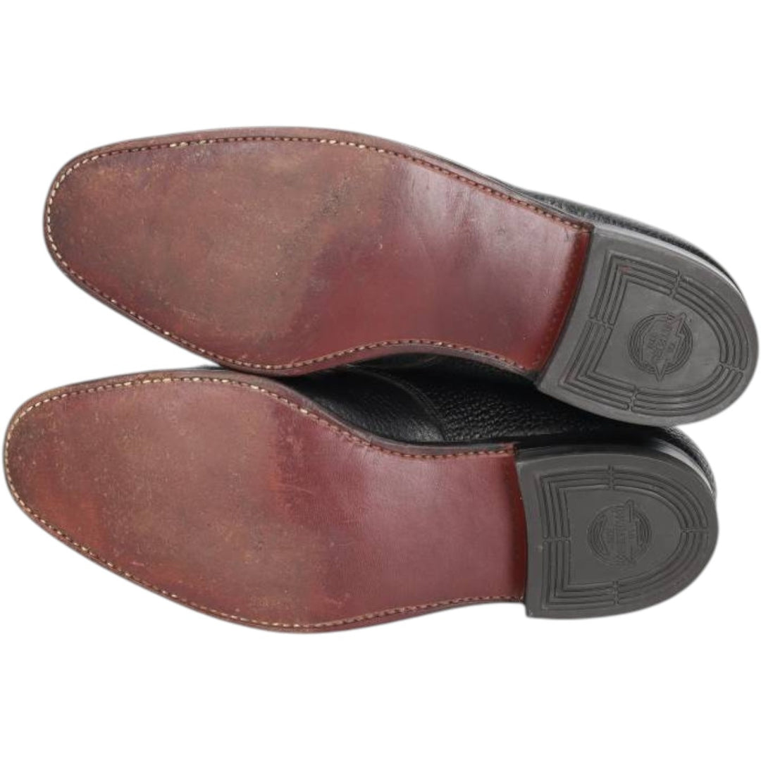 Florsheim U-tip shoes, size 9 1/2D Men's 27.5cm unclear black type Vintage Second Hand