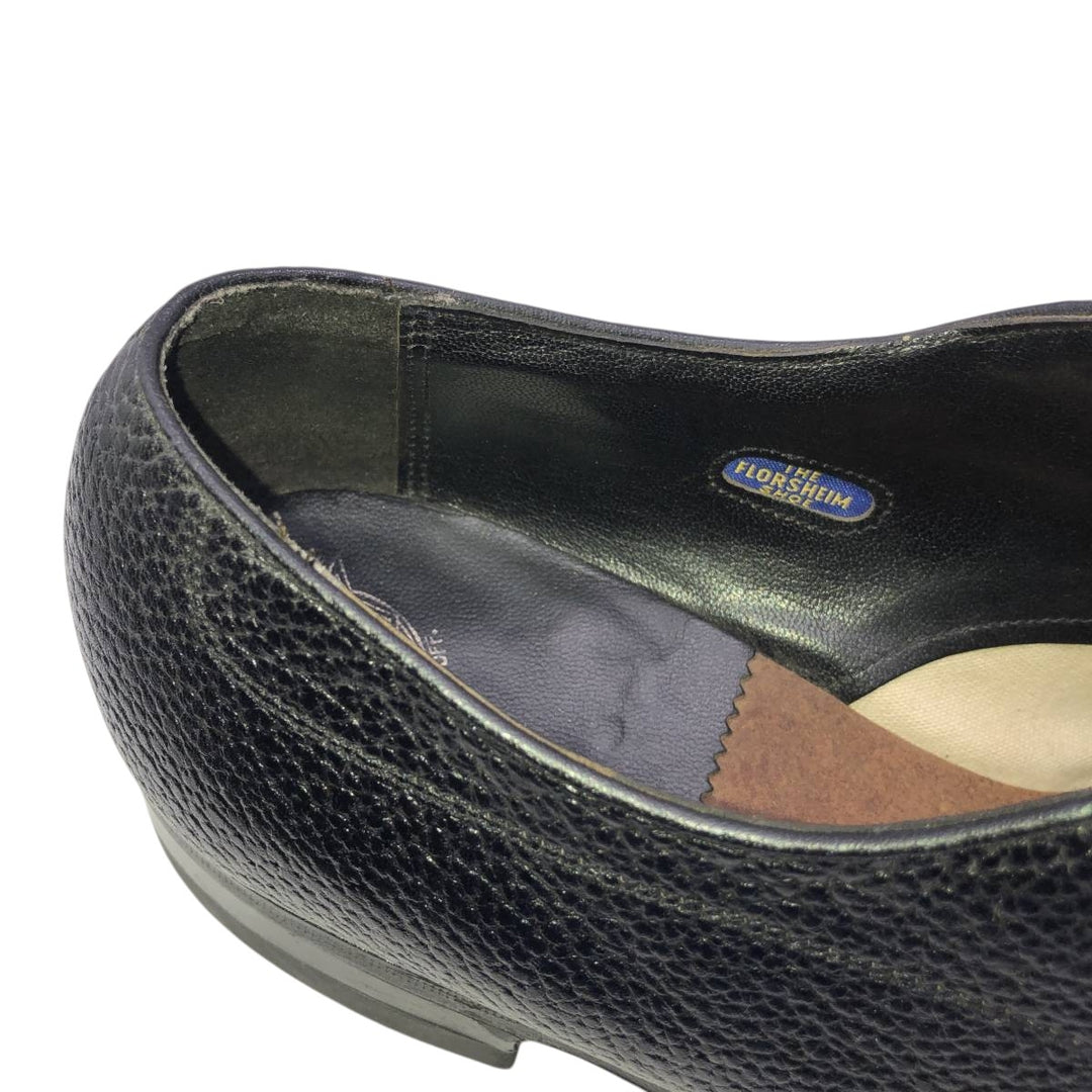 Florsheim U-tip shoes, size 9 1/2D Men's 27.5cm unclear black type Vintage Second Hand