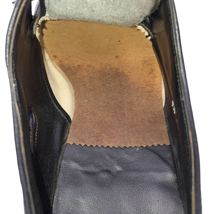 Florsheim U-tip shoes, size 9 1/2D Men's 27.5cm unclear black type Vintage Second Hand