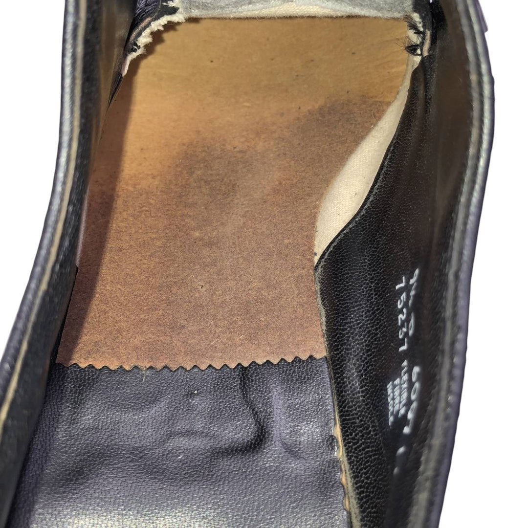 Florsheim U-tip shoes, size 9 1/2D Men's 27.5cm unclear black type Vintage Second Hand
