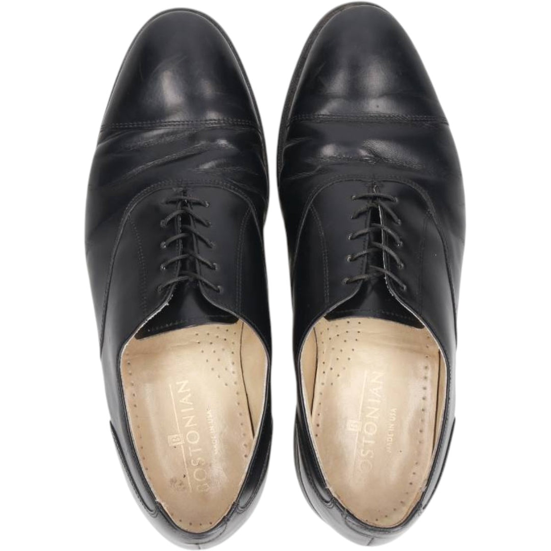 Bostonian Straight Tip Shoes, Made in USA, Size 10D Men's 28.0cm genuine leather black type Vintage Second Hand