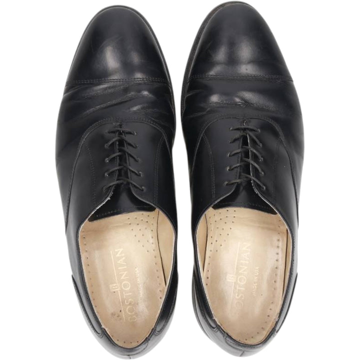 Bostonian Straight Tip Shoes, Made in USA, Size 10D Men's 28.0cm genuine leather black type Vintage Second Hand