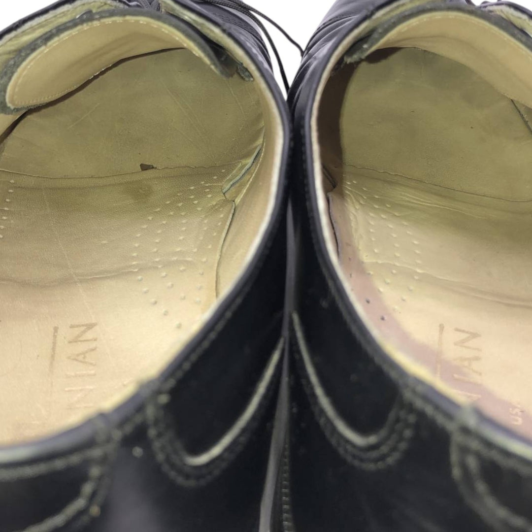Bostonian Straight Tip Shoes, Made in USA, Size 10D Men's 28.0cm genuine leather black type Vintage Second Hand