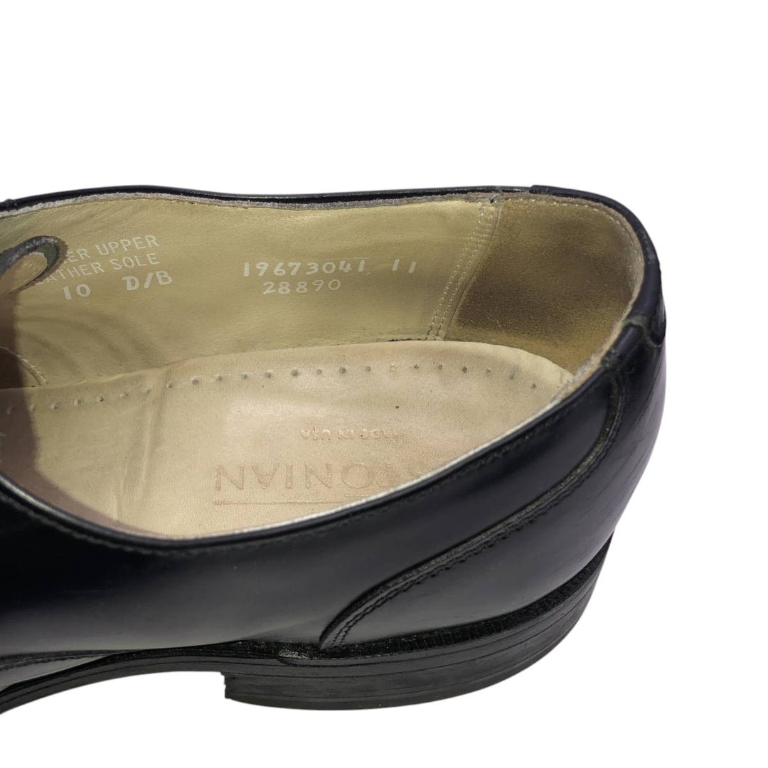 Bostonian Straight Tip Shoes, Made in USA, Size 10D Men's 28.0cm genuine leather black type Vintage Second Hand
