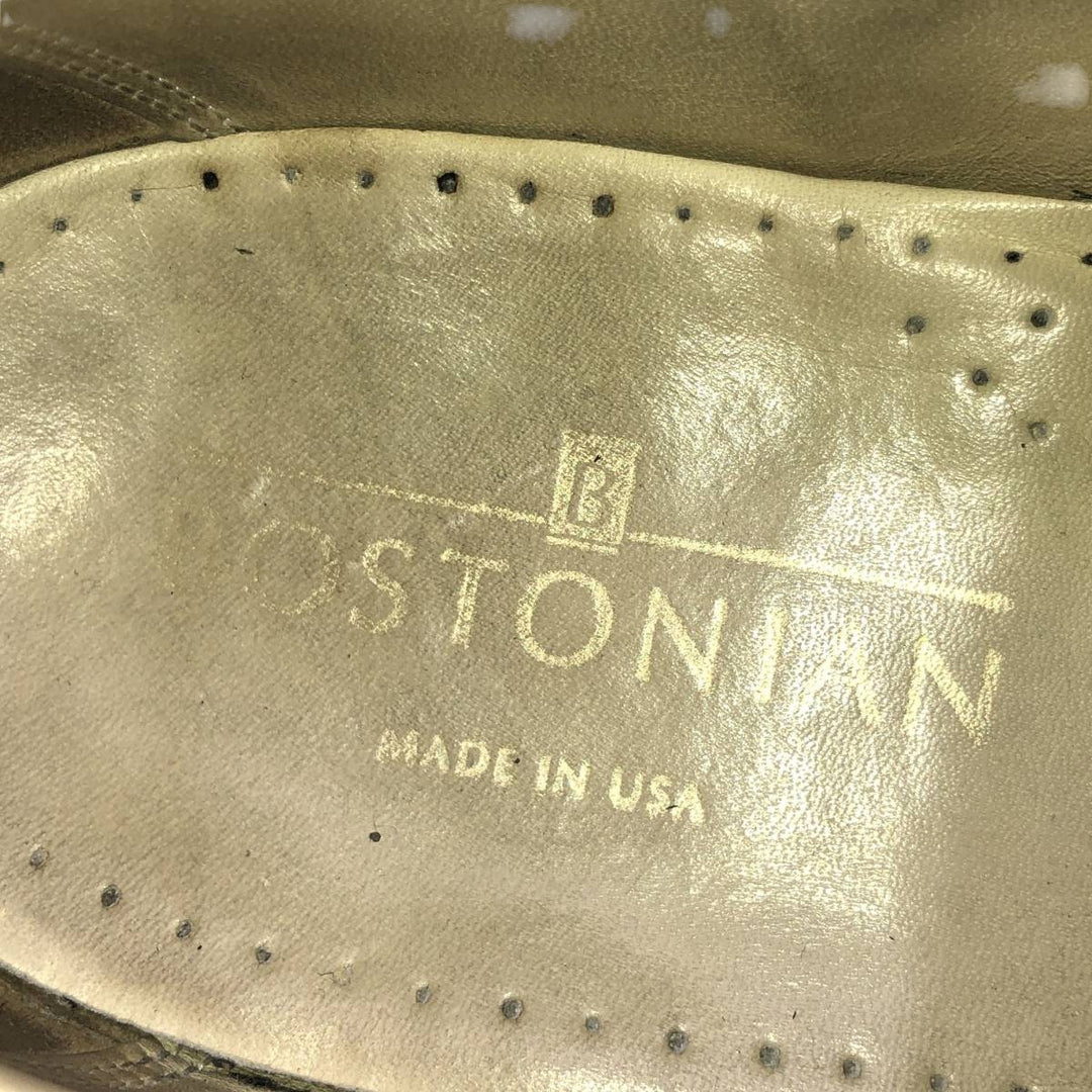 Bostonian Straight Tip Shoes, Made in USA, Size 10D Men's 28.0cm genuine leather black type Vintage Second Hand