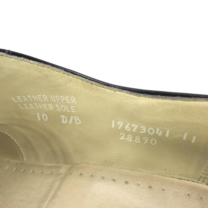 Bostonian Straight Tip Shoes, Made in USA, Size 10D Men's 28.0cm genuine leather black type Vintage Second Hand