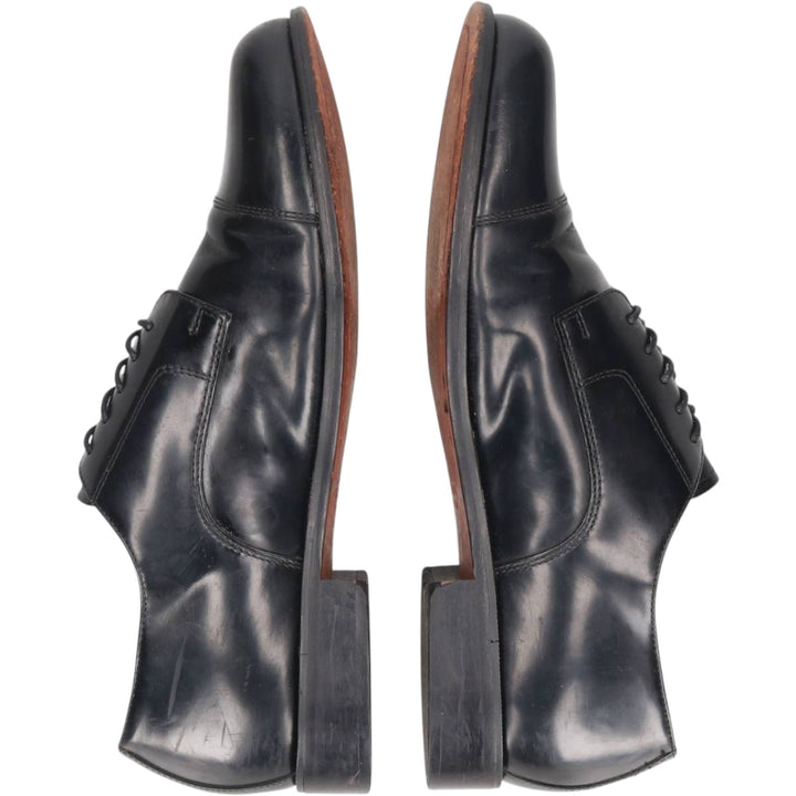 Bostonian Classics Straight Tip Shoes, Size 8 1/2M Men's 26.5cm genuine leather black type Vintage Second Hand