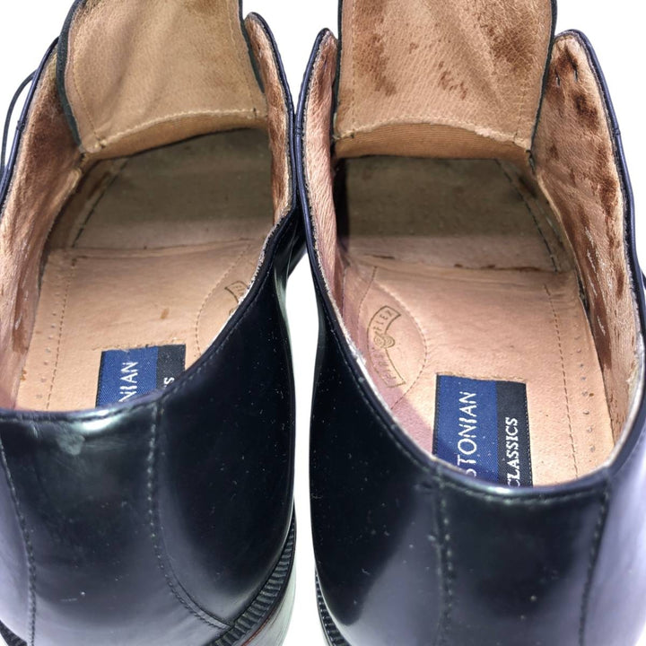 Bostonian Classics Straight Tip Shoes, Size 8 1/2M Men's 26.5cm genuine leather black type Vintage Second Hand