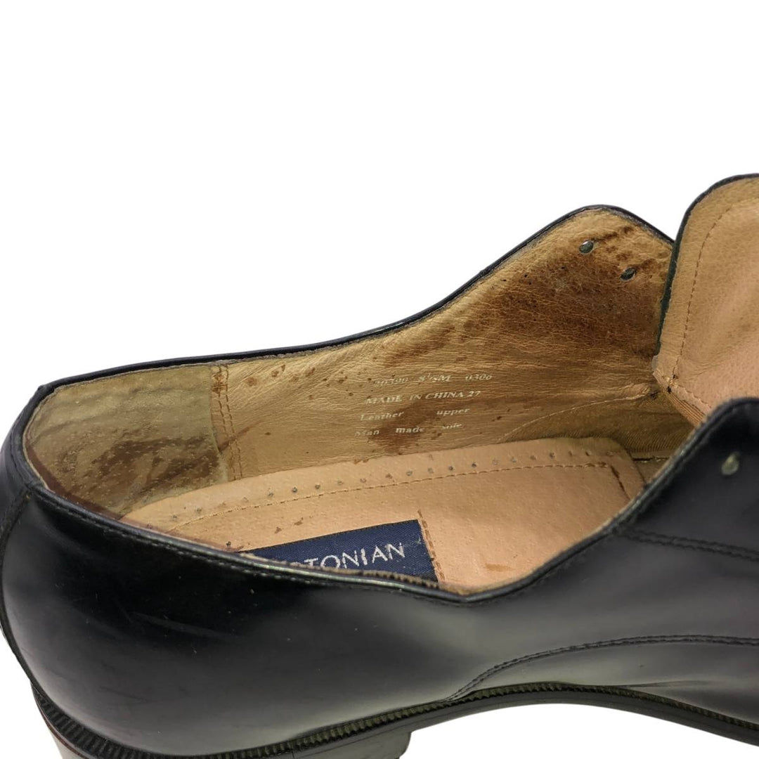 Bostonian Classics Straight Tip Shoes, Size 8 1/2M Men's 26.5cm genuine leather black type Vintage Second Hand