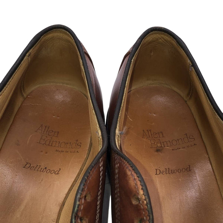 Allen Edmonds Dellwood U-tip shoes, made in the USA, size 9D Men's 27.0cm unclear brown type Vintage Second Hand