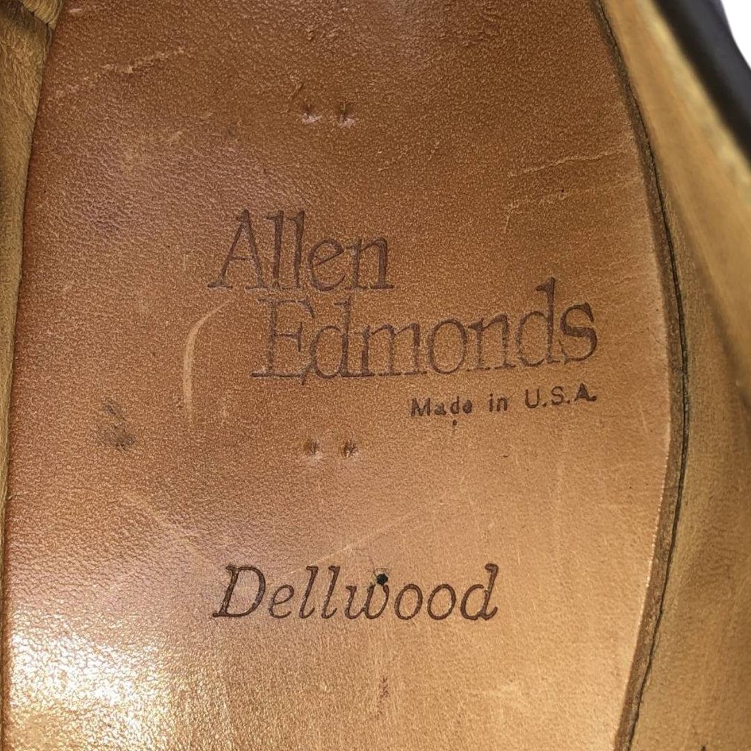 Allen Edmonds Dellwood U-tip shoes, made in the USA, size 9D Men's 27.0cm unclear brown type Vintage Second Hand
