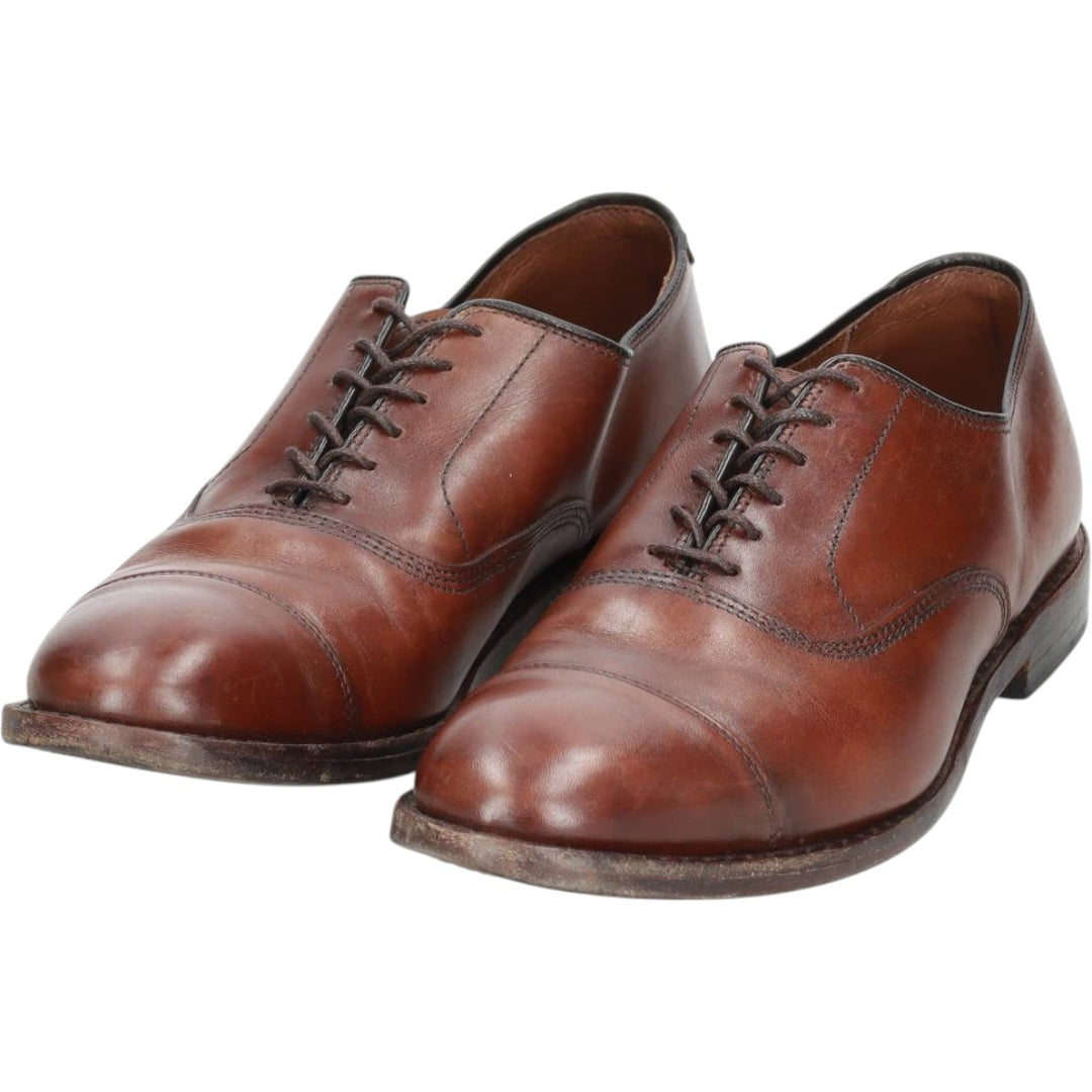 Allen Edmonds Park Avenue Straight Tip Shoes, Made in USA, Size 8 1/2E Men's 26.5cm genuine leather brown type Vintage Second Hand