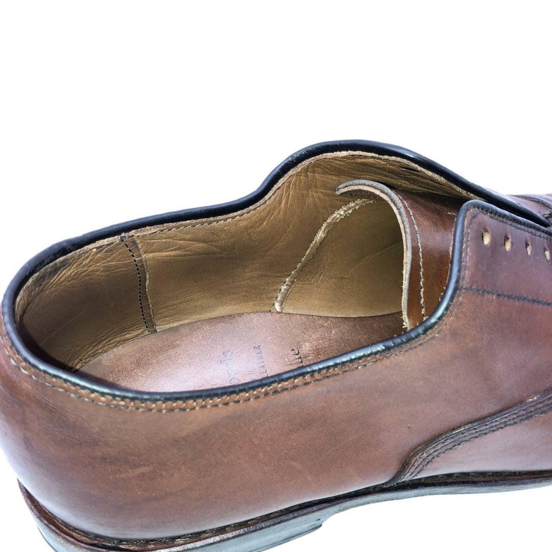 Allen Edmonds Park Avenue Straight Tip Shoes, Made in USA, Size 8 1/2E Men's 26.5cm genuine leather brown type Vintage Second Hand