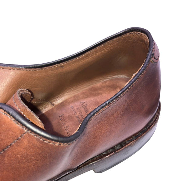 Allen Edmonds Park Avenue Straight Tip Shoes, Made in USA, Size 8 1/2E Men's 26.5cm genuine leather brown type Vintage Second Hand