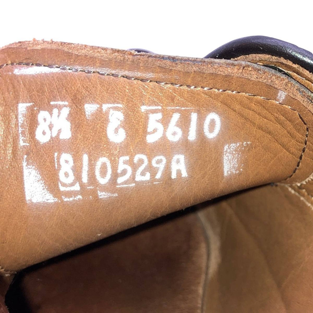 Allen Edmonds Park Avenue Straight Tip Shoes, Made in USA, Size 8 1/2E Men's 26.5cm genuine leather brown type Vintage Second Hand