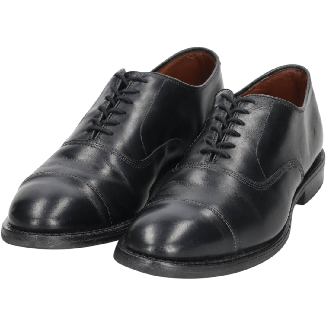 Allen Edmonds Park Avenue Straight Tip Shoes, Made in USA, Size 8 1/2 E Men's 26.5cm genuine leather black type Vintage Second Hand