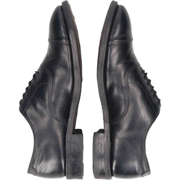 Allen Edmonds Park Avenue Straight Tip Shoes, Made in USA, Size 8 1/2 E Men's 26.5cm genuine leather black type Vintage Second Hand