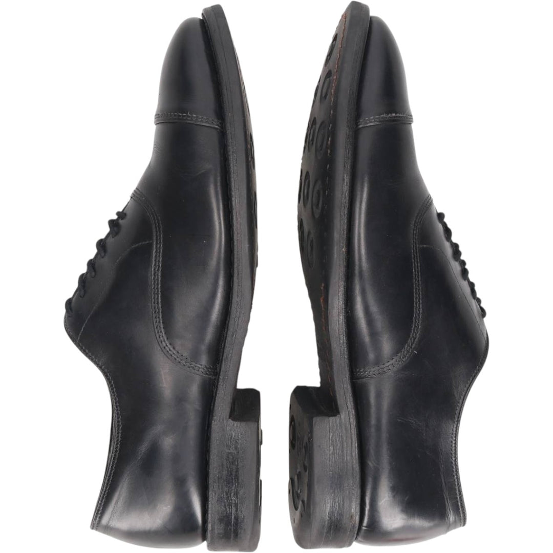 Allen Edmonds Park Avenue Straight Tip Shoes, Made in USA, Size 8 1/2 E Men's 26.5cm genuine leather black type Vintage Second Hand