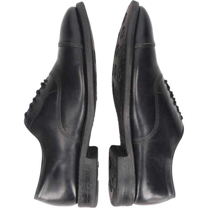 Allen Edmonds Park Avenue Straight Tip Shoes, Made in USA, Size 8 1/2 E Men's 26.5cm genuine leather black type Vintage Second Hand