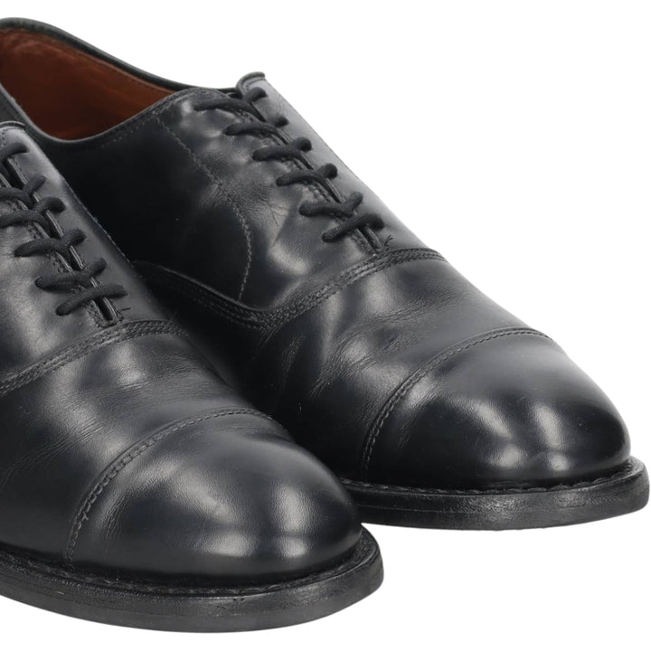 Allen Edmonds Park Avenue Straight Tip Shoes, Made in USA, Size 8 1/2 E Men's 26.5cm genuine leather black type Vintage Second Hand