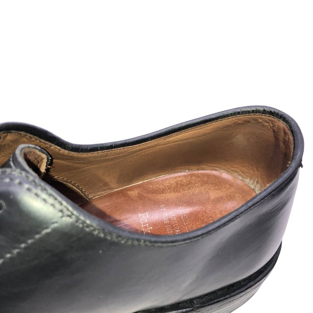 Allen Edmonds Park Avenue Straight Tip Shoes, Made in USA, Size 8 1/2 E Men's 26.5cm genuine leather black type Vintage Second Hand