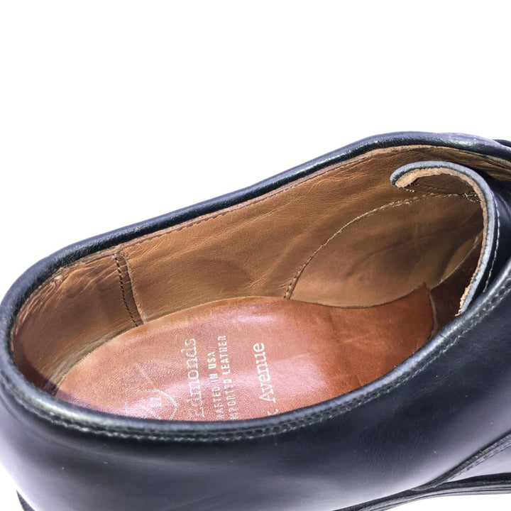 Allen Edmonds Park Avenue Straight Tip Shoes, Made in USA, Size 8 1/2 E Men's 26.5cm genuine leather black type Vintage Second Hand