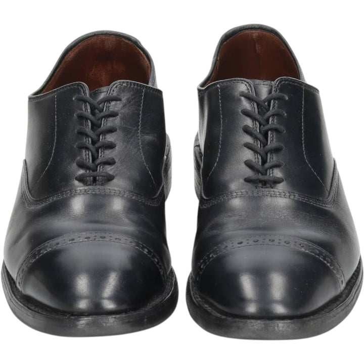 Allen Edmonds Fifth Avenue Straight Tip Shoes, Size 8 1/2E Men's 26.5cm unclear black type Vintage Second Hand