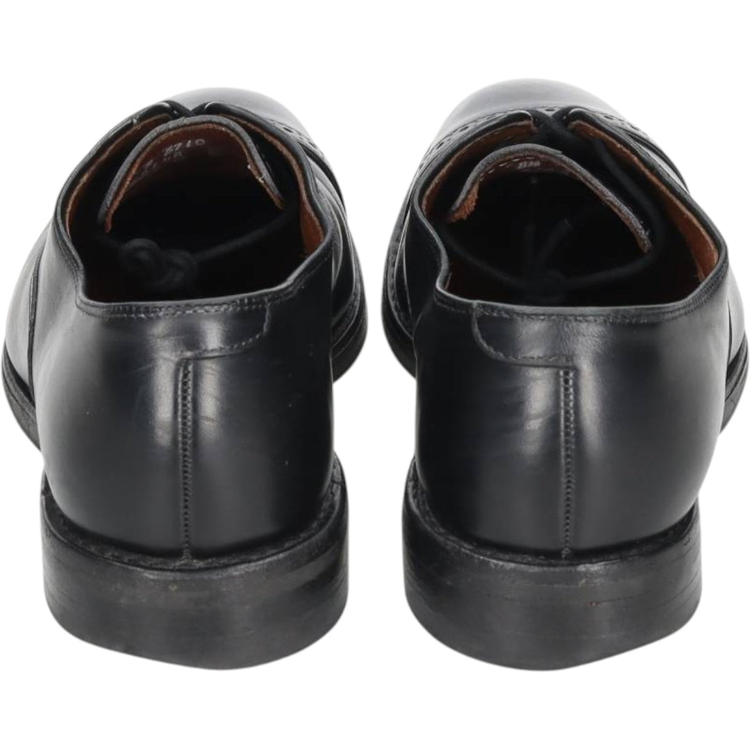 Allen Edmonds Fifth Avenue Straight Tip Shoes, Size 8 1/2E Men's 26.5cm unclear black type Vintage Second Hand