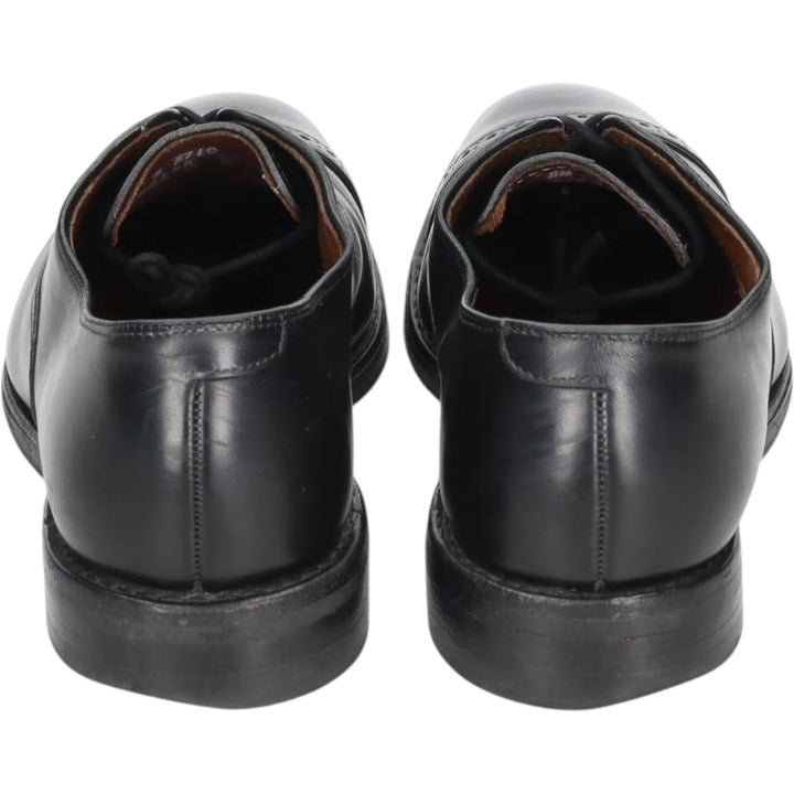 Allen Edmonds Fifth Avenue Straight Tip Shoes, Size 8 1/2E Men's 26.5cm unclear black type Vintage Second Hand