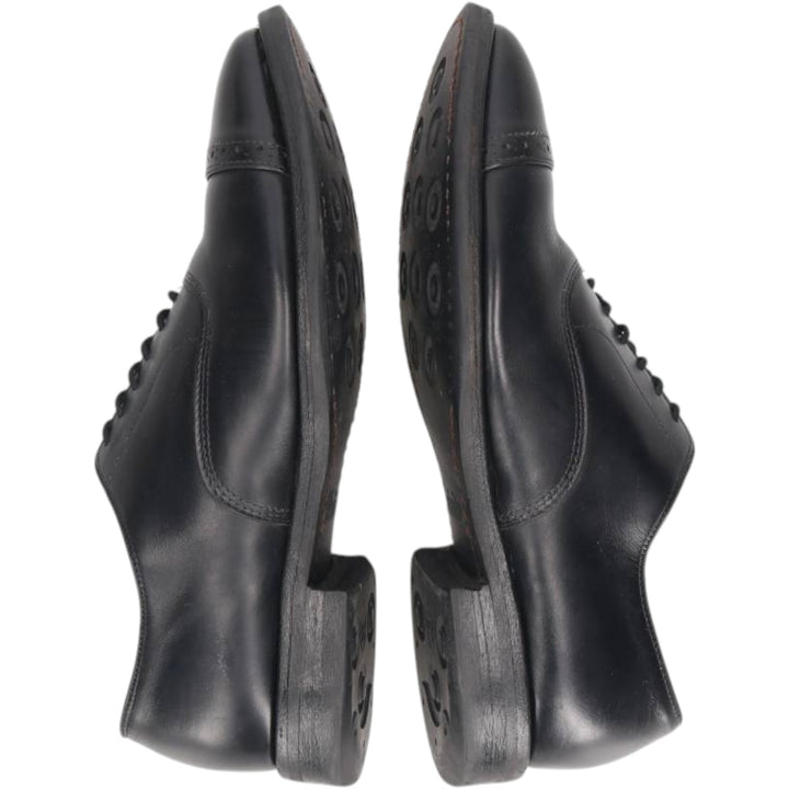 Allen Edmonds Fifth Avenue Straight Tip Shoes, Size 8 1/2E Men's 26.5cm unclear black type Vintage Second Hand