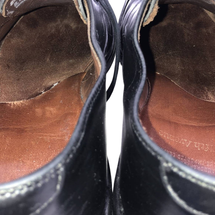 Allen Edmonds Fifth Avenue Straight Tip Shoes, Size 8 1/2E Men's 26.5cm unclear black type Vintage Second Hand