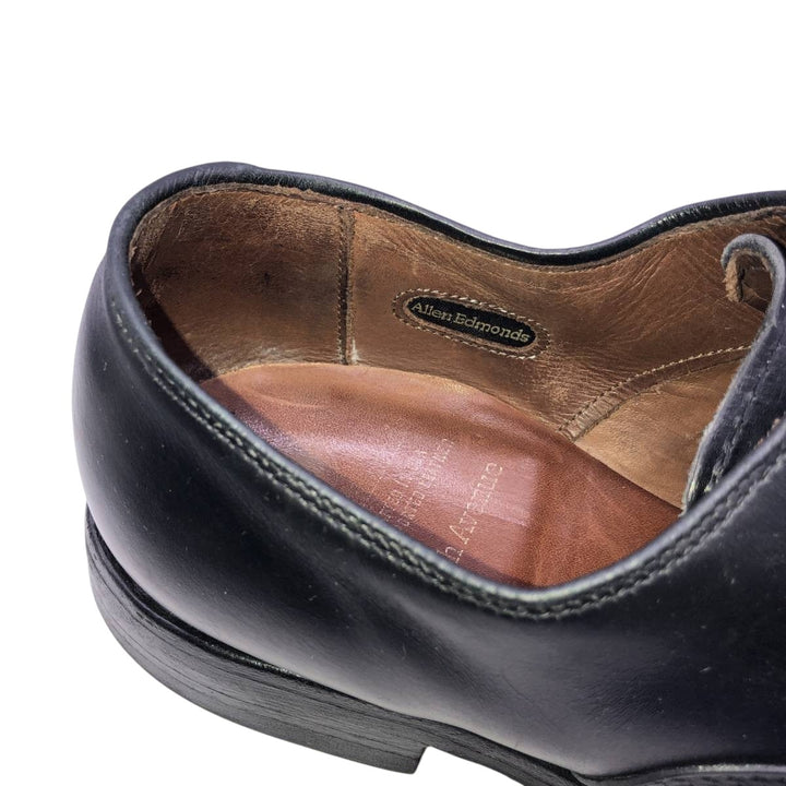 Allen Edmonds Fifth Avenue Straight Tip Shoes, Size 8 1/2E Men's 26.5cm unclear black type Vintage Second Hand