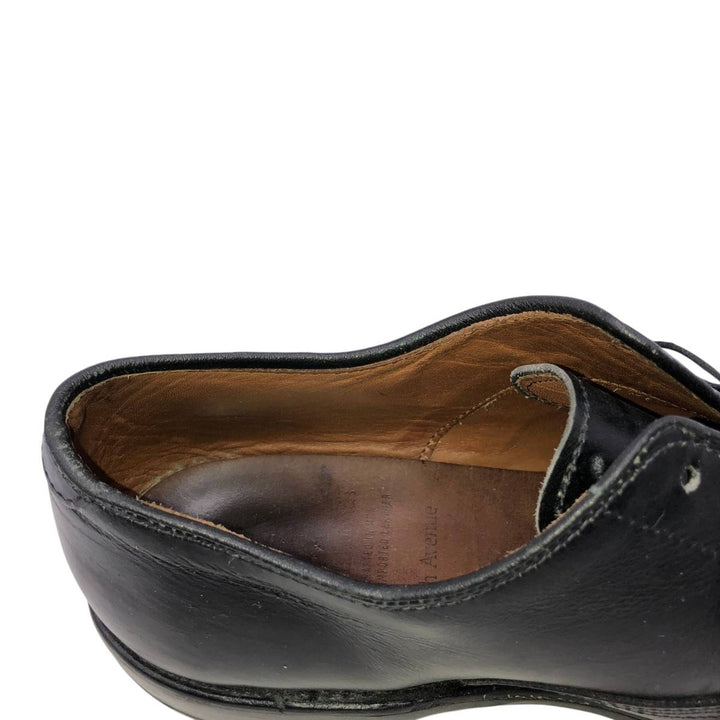 Allen Edmonds Fifth Avenue Semi-Brogue Straight Tip Shoes, Made in USA, Size 9 1/2 D (Men's equivalent to 10.8" /saa016342 Men's 27.5cm genuine leather black type Vintage Second Hand