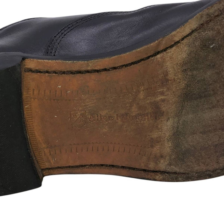 Allen Edmonds Fifth Avenue Semi-Brogue Straight Tip Shoes, Made in USA, Size 9 1/2 D (Men's equivalent to 10.8" /saa016342 Men's 27.5cm genuine leather black type Vintage Second Hand