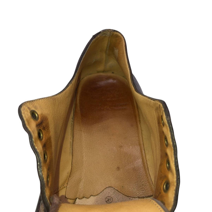 Paraboot U-tip shoes made in France 8 1/2 Men's 27.0cm unclear brown type Vintage Second Hand