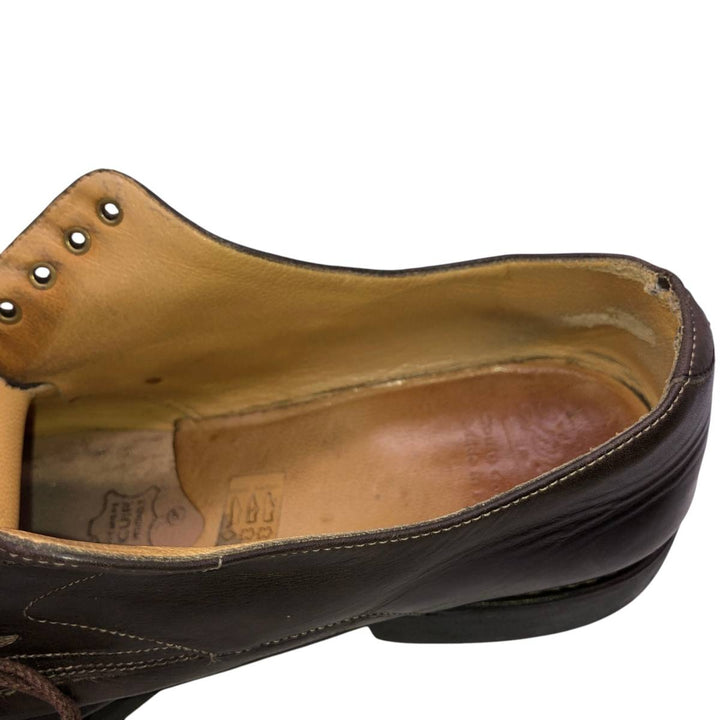 Paraboot U-tip shoes made in France 8 1/2 Men's 27.0cm unclear brown type Vintage Second Hand
