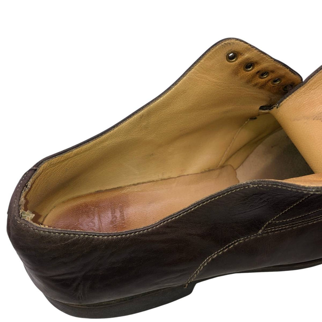 Paraboot U-tip shoes made in France 8 1/2 Men's 27.0cm unclear brown type Vintage Second Hand