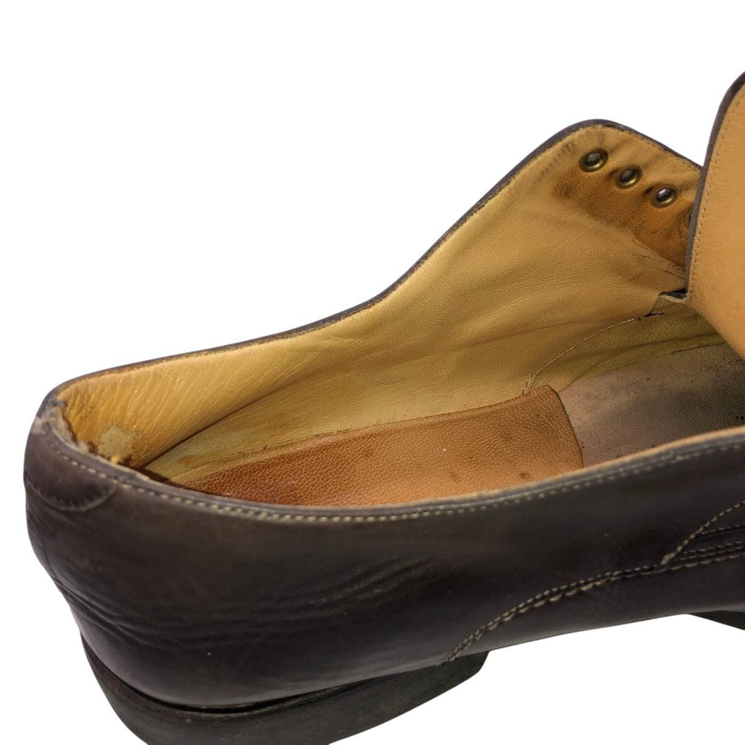 Paraboot U-tip shoes made in France 8 1/2 Men's 27.0cm unclear brown type Vintage Second Hand