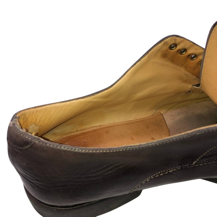 Paraboot U-tip shoes made in France 8 1/2 Men's 27.0cm unclear brown type Vintage Second Hand