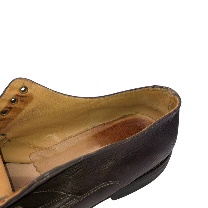 Paraboot U-tip shoes made in France 8 1/2 Men's 27.0cm unclear brown type Vintage Second Hand