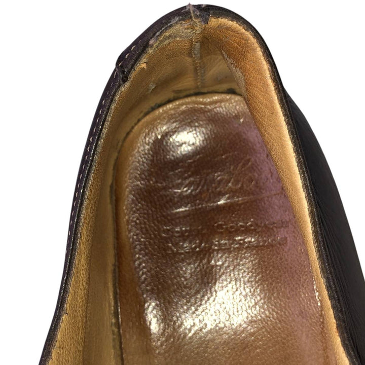 Paraboot U-tip shoes made in France 8 1/2 Men's 27.0cm unclear brown type Vintage Second Hand