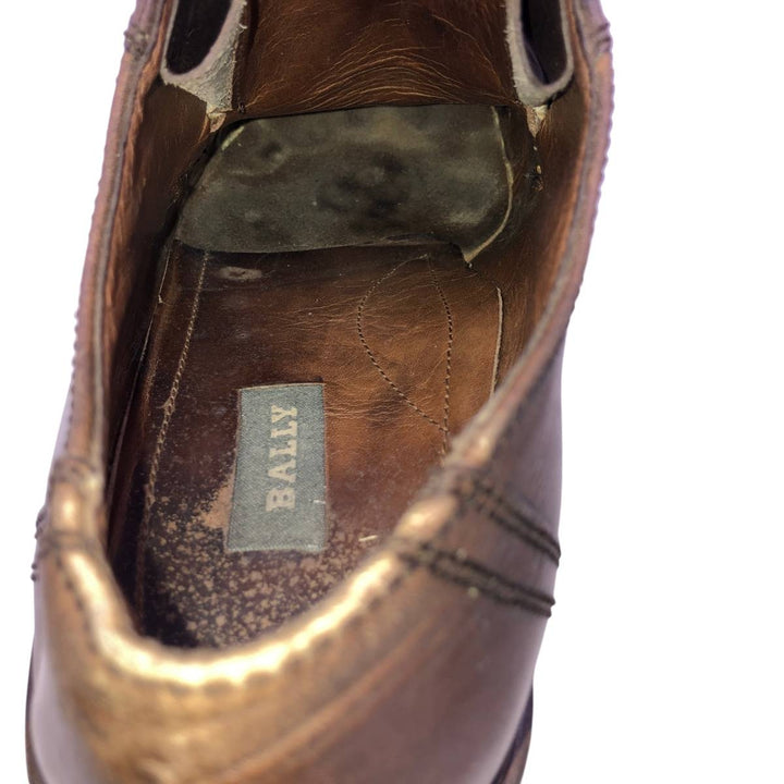 Bally plain toe shoes Men's 26.0cm unclear brown type Vintage Second Hand
